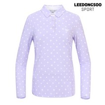 이동수스포츠 이동수 골프웨어 여성 긴팔 피케 티셔츠 라일락 F0ATS2030-L4 MODA outlet D