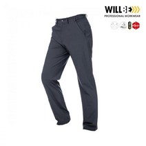 윌비 CT502 근무복 단체복 바지 더블립 스판 팬츠