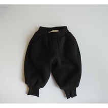 도톰한 캐주얼 양모 바지 기모 겨울 방한 남아 여아 따뜻한 데일리 배기