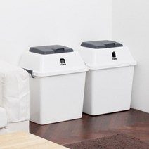 빅보스 분리수거함 70L 2개, 색상 선택:블랙, 단품
