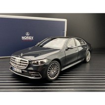 1:18 NOREV Mercedes Maybach S680 합금 시뮬레이션 자동차 모델, Mercedes-Benz S600 헤이즈 블루