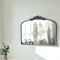 [꼬떼따블] 82193 느와르 아치 벽거울, 블랙