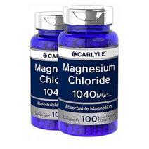 Carlyle 칼라일 염화마그네슘 1040mg 글루텐프리 200정 2팩