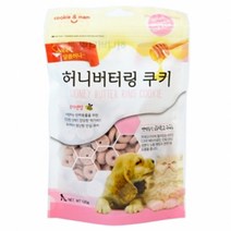 허니버터링 강아지 쿠키 자색고구마 120g, 1개