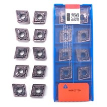 초경 인서트 100% 오리지널 CNMG120404 CNMG120408 HA PC9030 외부 선삭 공구 스테인레스 스틸 용 CNC 블레이드 카바이드, [01] 10PCS(1 Box), [03] CNMG120404-HS PC9030