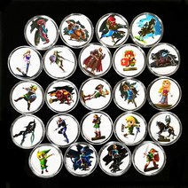 새로운 디아블로 3 NFC 게임 카드 NS 스위치의 동전 태그 Ntag215 데이터 세팅은 엘리트 비밀 영토 Loot go, 06 24Pcs Zelda