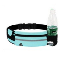 트레일러닝백 남자 여자 방수 휴대용 울트라 라이트 반사 스포츠 실행 허리 가방 사이클링 팩 아래 6 인치 전화, 04 Light Blue