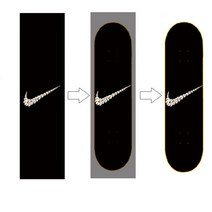 외발자전거 전기 스쿠터 스케이트 보드 사포 낚시 서핑 데크 스티커 롱 84*23, 08 M22