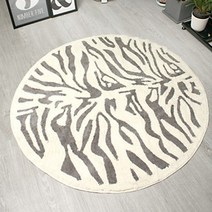 순면 타이거 원형러그 (3size+2color).엘키(무료배송)