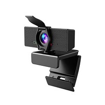 정품 마이크 및 개인 정보 보호 커버가 포함된 LITEPRO 웹캠 1080P HD 웹 컴퓨터 카메라 USB 플러그 앤 플레이 노트북 PC 데스크탑 Zoom Skype Tea