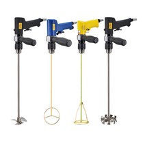 Lingdi 페인트 조색기 믹서드릴 배합기 시멘트 교반기, 5인치 스테인리스 칼날이 있는 5갤런