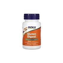 NOW Foods 나우푸드 Gluten Digest 60정 베지캡 Veg Capsules 아밀라제 Amylase Protease 프로테아제 단백질 분해 효소