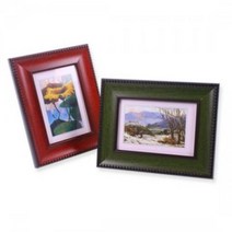 [가성비 최고]심플액자3×5(S)9X13cm(금색은색자주녹색 램덤) YS21MA01, 상품선택