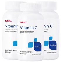 GNC 비타민C 1000mg 100정 x 3 (총3개), 3개