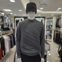 [링스] 골프 겨울 모혼방 원사 퀼팅으로 보온성 높인 풀오버 스웨터L11B4SR124