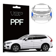 뷰에스피 볼보 XC60 PPF 범퍼 가드 보호필름, 옵션2(폭 10cmX길이30cm) 2매
