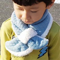 초등남아용 주니어 아동목도리 등원룩 형제룩 겨울넥워머 남매커플룩 머플러 아기