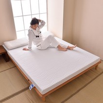 파도결 9cm 고탄력 메모리 고탄성 스펀지 매트리스 소프트 350g 헤비니트 원단 매트, D. 물결 120x200x9cm_단품