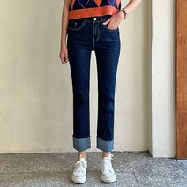 [쏭스타일] 허브롤업데님팬츠
