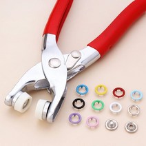 똑딱이펀칭기똑딱 단추 100p 스냅단추펀치 단추펜치, 똑딱이 펀칭기(2월 5일 순차출고)