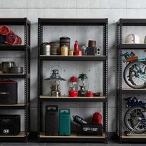 스피드랙 조립식 철제 선반 가로1100mm, 1100x500, 2100_5단, 화이트