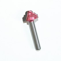 파쇄기 분쇄기 목재 톱밥 6mm x 16mm-5PCS CNC 기계 밀링 커터 솔리드 카바이드 엔드 급락 더블 로마 ogee, 한개옵션0