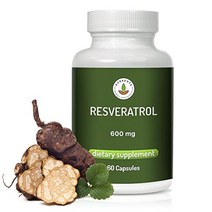 kurrentz resveratrol 600mg 보충제 60 베지 캡슐 - 염증 콜레스테롤 항산화제를 줄이는 데 도움이 되는 강력한 자연 지원. 강력한 앰프 건강 증진을 위한 퓨어