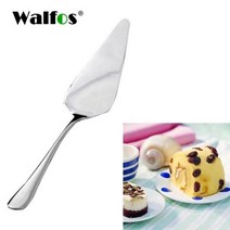 베이킹주걱 실리콘 스패츌러 볶음 WALFOS스테인레스 스틸 톱니 모양의 가장자리 케이크 서버 블레이드 커터 파이 피자 삽 주방 베이킹 과자 주걱, 1 piece