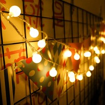 LED 감성 캠핑전구 크리스마스 앵두 줄전구 인테리어 조명 건전지 USB겸용 50구 100구, 50구 웜화이트