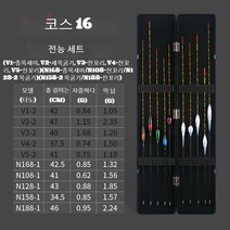 LongFatoys 민물찌 세트 케이스 중층 붕어 낚시용품, 패키지 16, 블랙케이스