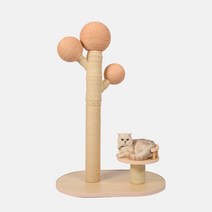 스크래처 캣볼트리 선인장 등반 프레임 점프 플랫폼 DIY 고양이 장난감, 벚꽃 방랑 캣볼트리
