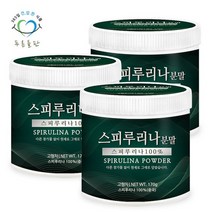 푸른들판 스피루리나 스피룰리나 분말 가루 파우더 170gx3통, 170g, 1세트