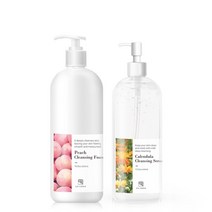 [스킨알엑스]대용량 카렌듈라 클렌징세럼 & 복숭아 클렌징폼 세, 단품