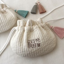 수피아코코 아기 누비 복주머니 용돈주머니