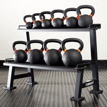 케틀벨정리대 케틀벨랙 클럽형 소형 2단 블랙, 1대