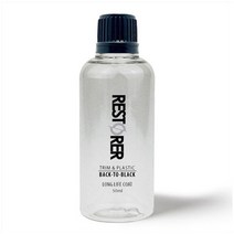 리스토어 자동차 외장 플라스틱 색상 복원제 50ml / 트레일블레이저 티코 프린스 렉스턴 로디우스 무쏘 액티언 이스타나 체어맨 카이런 칼리스타 코란도 토레스 투리스모 티볼리
