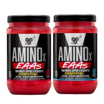 BSN Amino X EAAs 아미노산 에센셜 아미노 액시드 375G 라즈베리 드래곤푸릇 2가지맛 헬린이보충제 운동후 근육회복, 스트로베리 드래곤푸릇