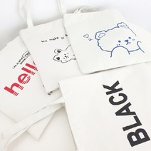숄더백 재활용 국내 에코백 데일리 천 2중마감 지퍼