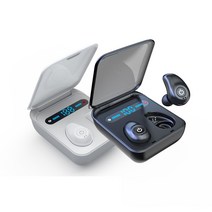 이어티나 TWS i7 LED 블루투스 이어폰 무선 이어폰 코드리스 이어폰 Earteana, 화이트