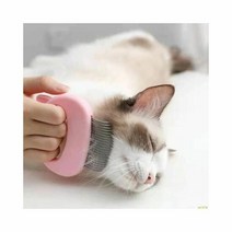 강아지털관리 고양이 마사지 빗, 핑크 DC004135