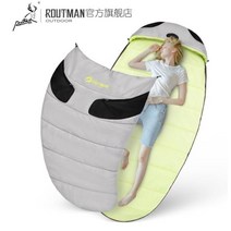 방한 팬더 침낭 침낭 Routman 캠핑용, 빅사이즈 230*100CM/1.6KG