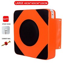 가정용샌드백 40cm 펀치 가죽 벽 복싱 패드 대상 훈련 샌드백 전투기 무술 가방 휘트니스 태권도 장비, Orange