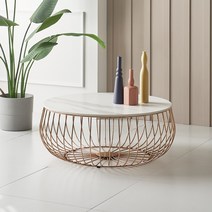 세라믹 원형 소파테이블 800 제주가구배송 TGW5/TGB5/TGG5C, [TGG5] 그레이