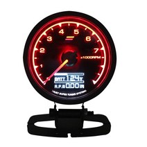 7 색 터보 부스트 게이지 자동차 멀티 lcd 디지털 디스플레이 레이싱 미터 225, 진공 게이지