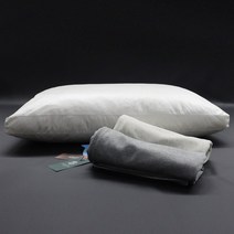 한자리 항균 단계별 라텍스 보약 베개 + 겉커버 포함, 그레이