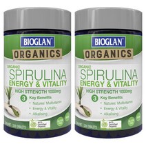 바이오글랜 수퍼푸드 스피루리나 에너지 1000Mg 200정 Bioglan Superfoods Spirulina Kpf 2개