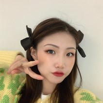 시나몬걸 로맨틱 리본 2p 세트 포인트 머리핀 헤어핀
