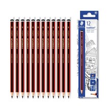 스테들러 트래디션 110 전문가용 연필 (HB 2B 4B) 12개입, 110 (4B) × 12개입