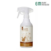 에버미라클 EM발효 펫 탈취제 500ml/무자극/무향/냄새제거/항균작용/반려동물, EM 펫탈취제 500ml