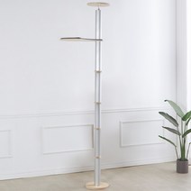 [브리스캣] 알루미늄 먼치킨 캣폴 (발판1개), 그레이